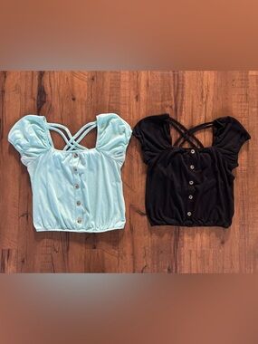 No Boundaries Puff Sleeve Tops